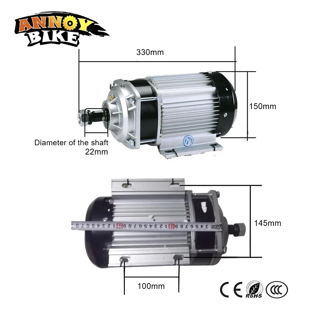 48V60V 1000W контроллер двигателя концентратора двухрядная 428 цепь двойная зубная