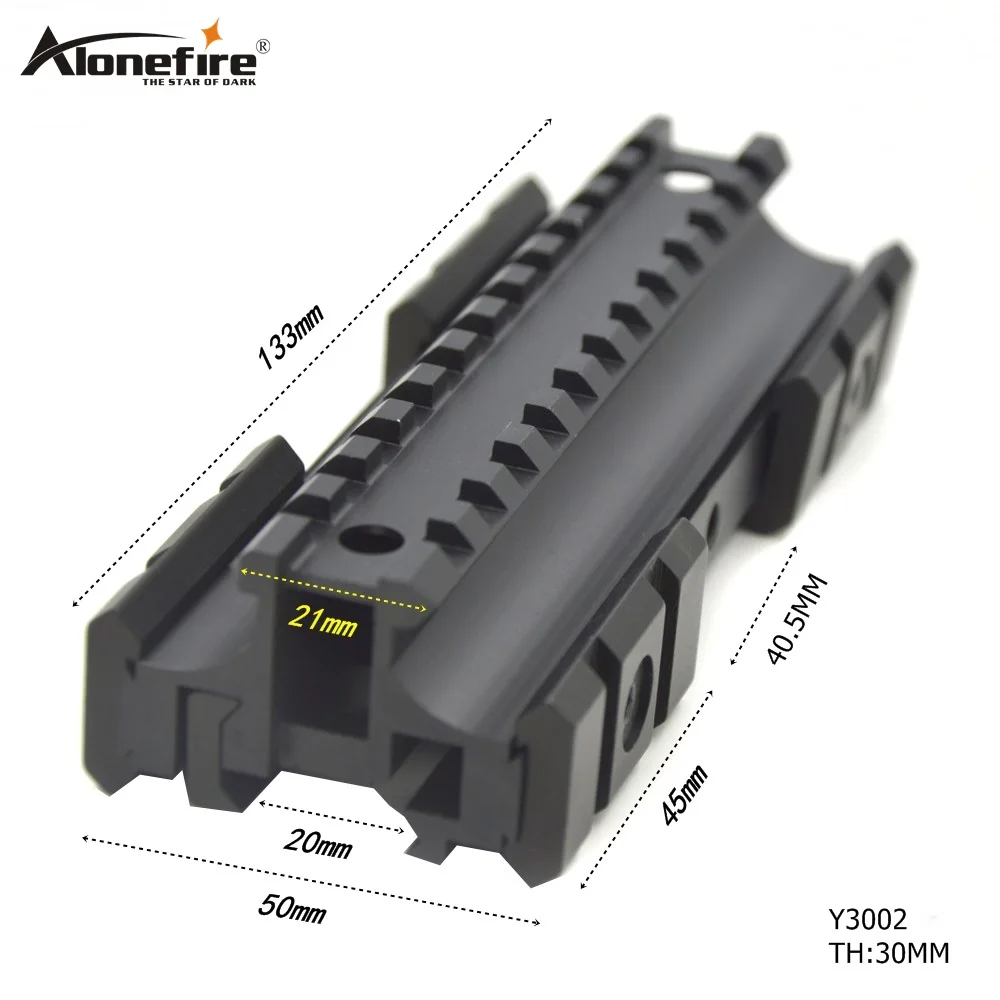 AloneFire Y3002 алюминиевый рельсовый прицел с шестигранным гаечным ключом для MP5/G3