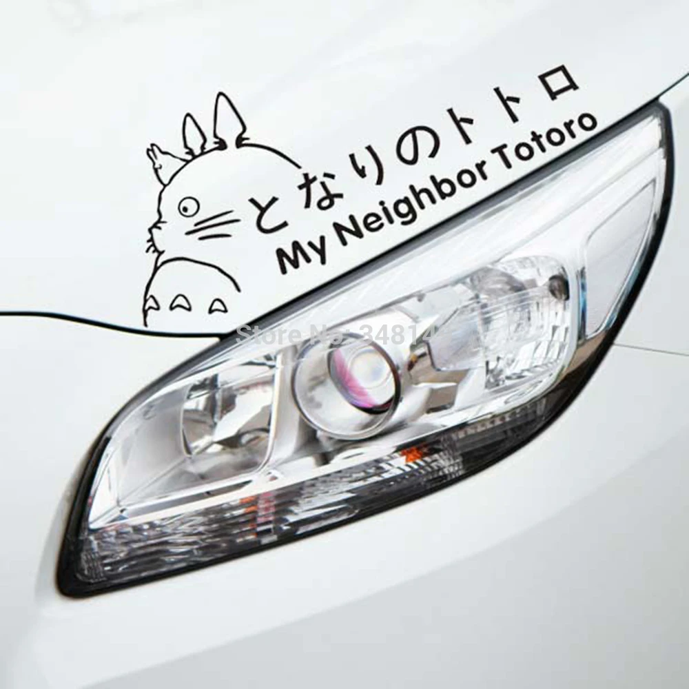 2 x наклейка на всю машину Totoro для автомобилей Ford Chevrolet Volkswagen Honda Hyundai Kia Lada.
