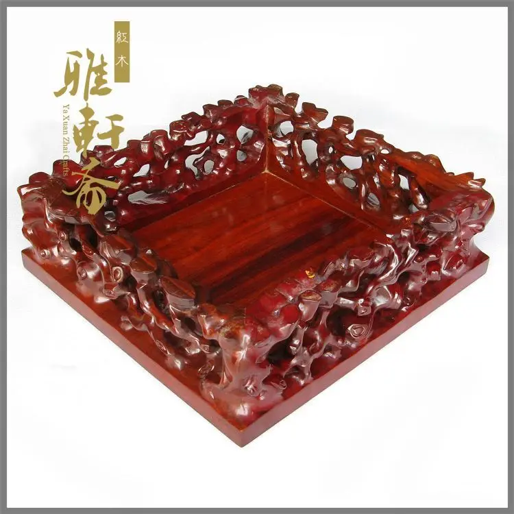 Вегетарианская деревянная вырезанная китайская Статуэтка поделок I-go большой