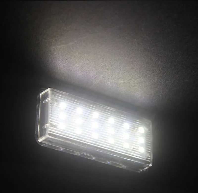 2 шт. подходит для Lexus LX470 GX470 для Toyota Land Cruiser 120 Prado Land Cruiser 200 18SMD Автомобильный светодиодный номерной знак свет комплект