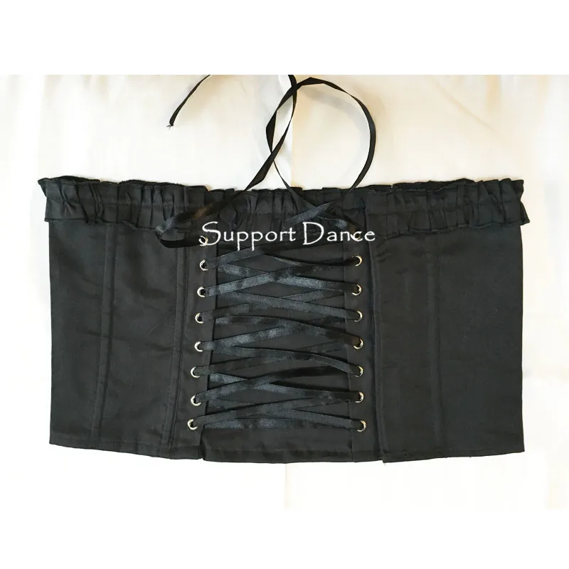 Поддерживающий танцевальный сексуальный черный готический корсет в Стиле