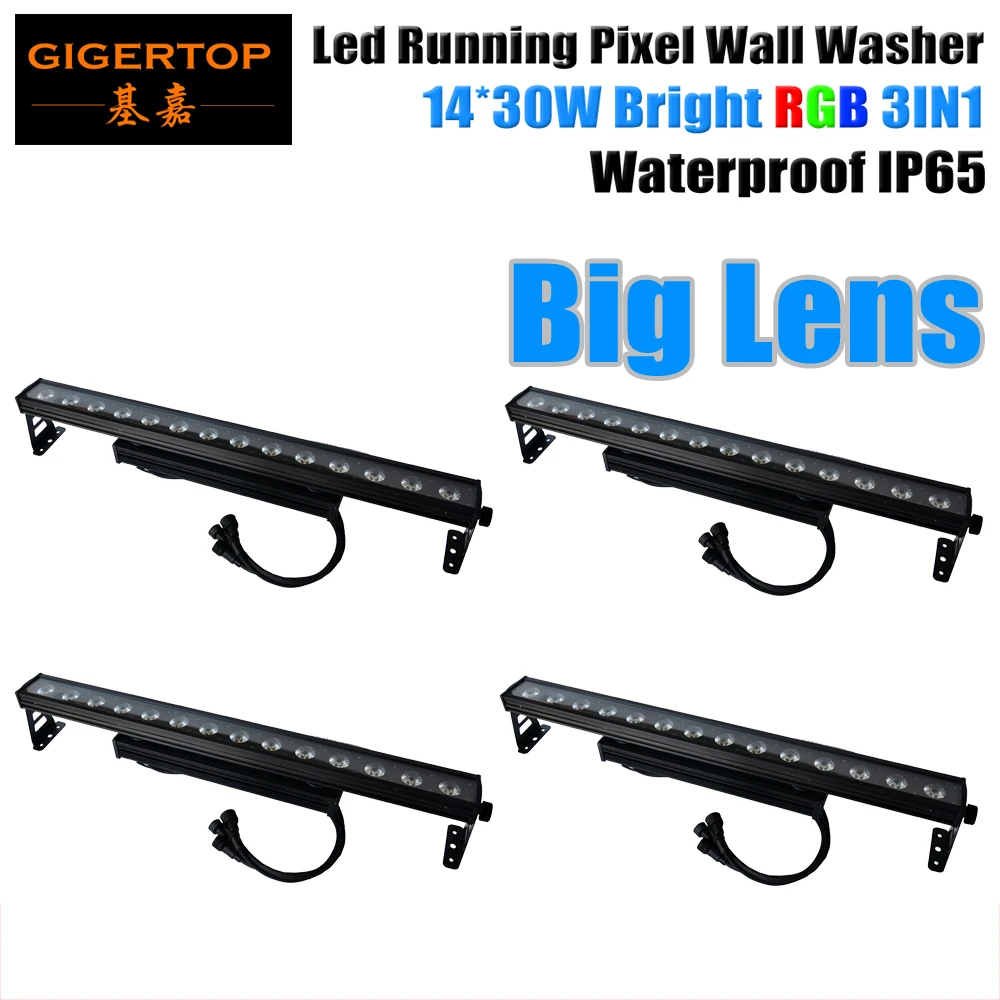 

Freeshipping 4 Unit Casting Aluminum Waterproof Led Wall Washer Light 14x30W High Power Outdoor Lighting Fixture RGB 3IN1 DMX512