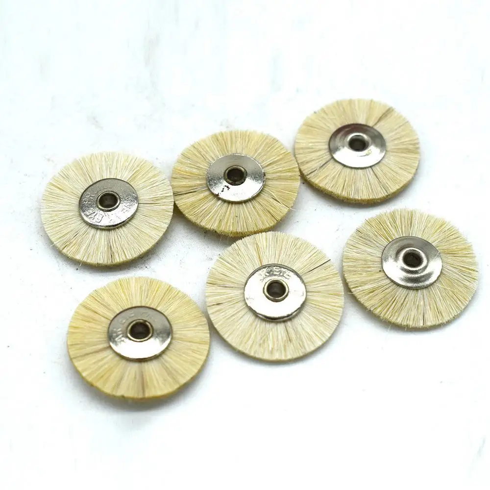 

50 шт. 22 мм мягкая щетка для волос, ювелирные абразивные щетки для дрели, вращающиеся шлифовальные инструменты, Аксессуары Dremel