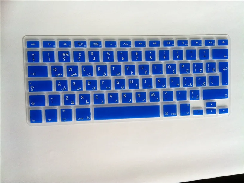 Наклейка на арабскую клавиатуру для Macbook Air Pro Retina 13 15 силиконовая защитная пленка