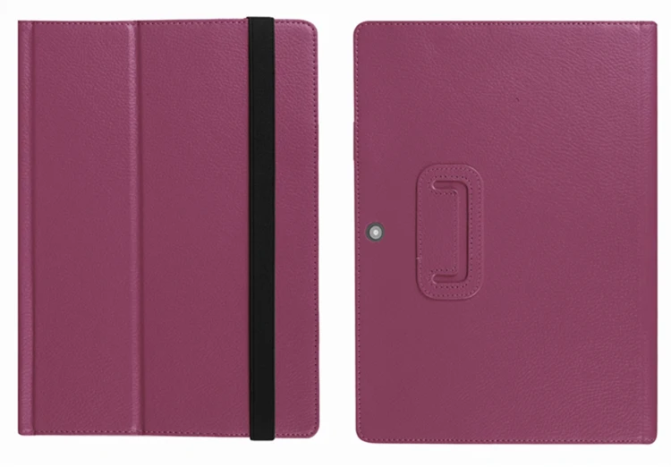 Личи из искусственной кожи чехол 10,1 ''Тонкий Стенд Funda защитная кожа для lenovo Miix 320 Miix320 Miix 320-10ICR 10,1" планшет+ ручка - Цвет: Purple