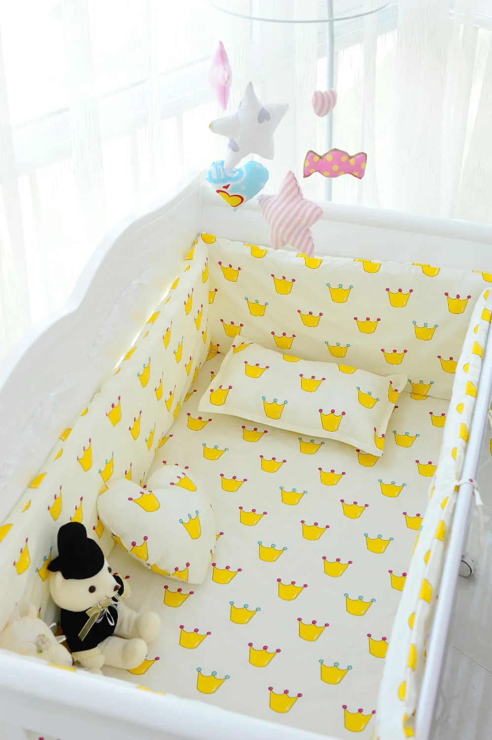 

Baby Infant cotton newborn baby cotton cloth cot room dector kit berço baby sheet,130*80cm