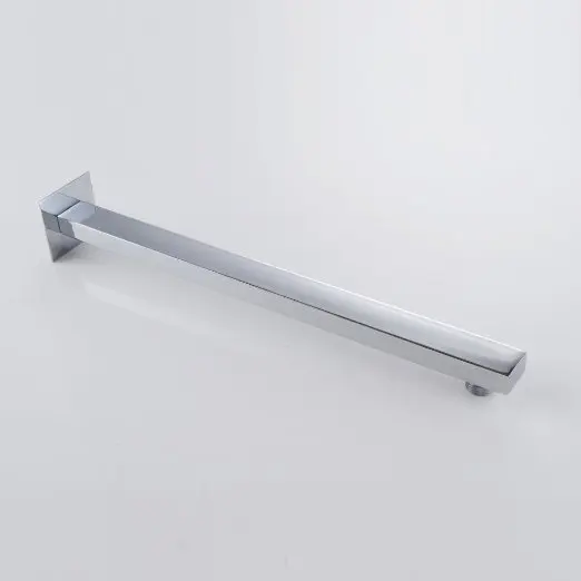 Замена ванная комната 16-дюймовые Душа Арм с Фланцем ПРЯМОУГОЛЬНЫЕ полированный