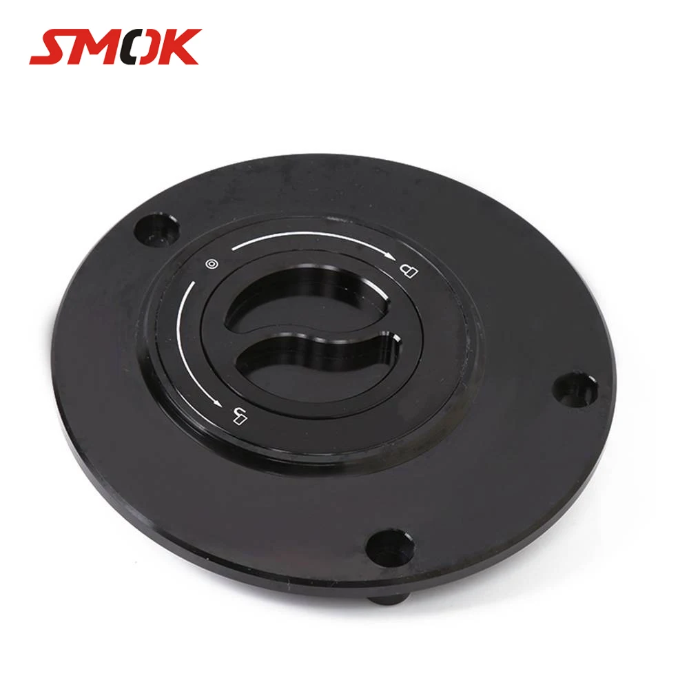 

SMOK Motorcycle Universal Accessories Fuel Gas Tank Cap Cover For Kawasaki Z750 Z1000 ER6N ER6F Suzuki GSXR 600/750 GSXR1300