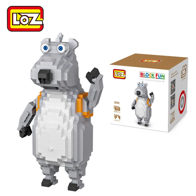 LOZ Polar Bear buliding кирпичей Конструкторы Игрушечные лошадки для детей подарок на день