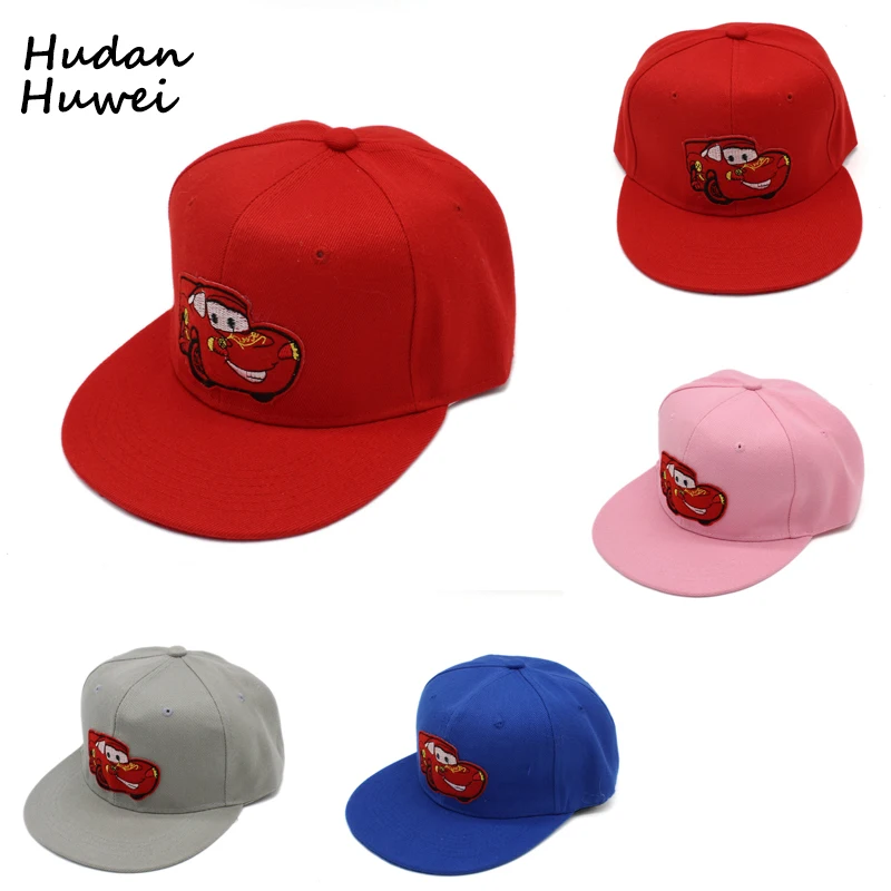 Бейсболка с мультяшным логотипом автомобиля Snapback регулируемая 6 для мужчин и