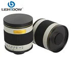 Зеркало-телеобъектив Lightdow 500 мм F6.3 + переходное кольцо для крепления T2 для камер Canon Nikon Pentax Sony DSLR