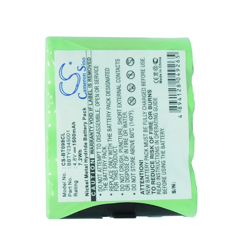 Аккумулятор Cameron Sino 1500 мАч для AEG Liberty C CA CLT4S ALCATEL Free ASCOM Dream SONY BT098 STABO ST940 ST955 UNIDEN CT910 |
