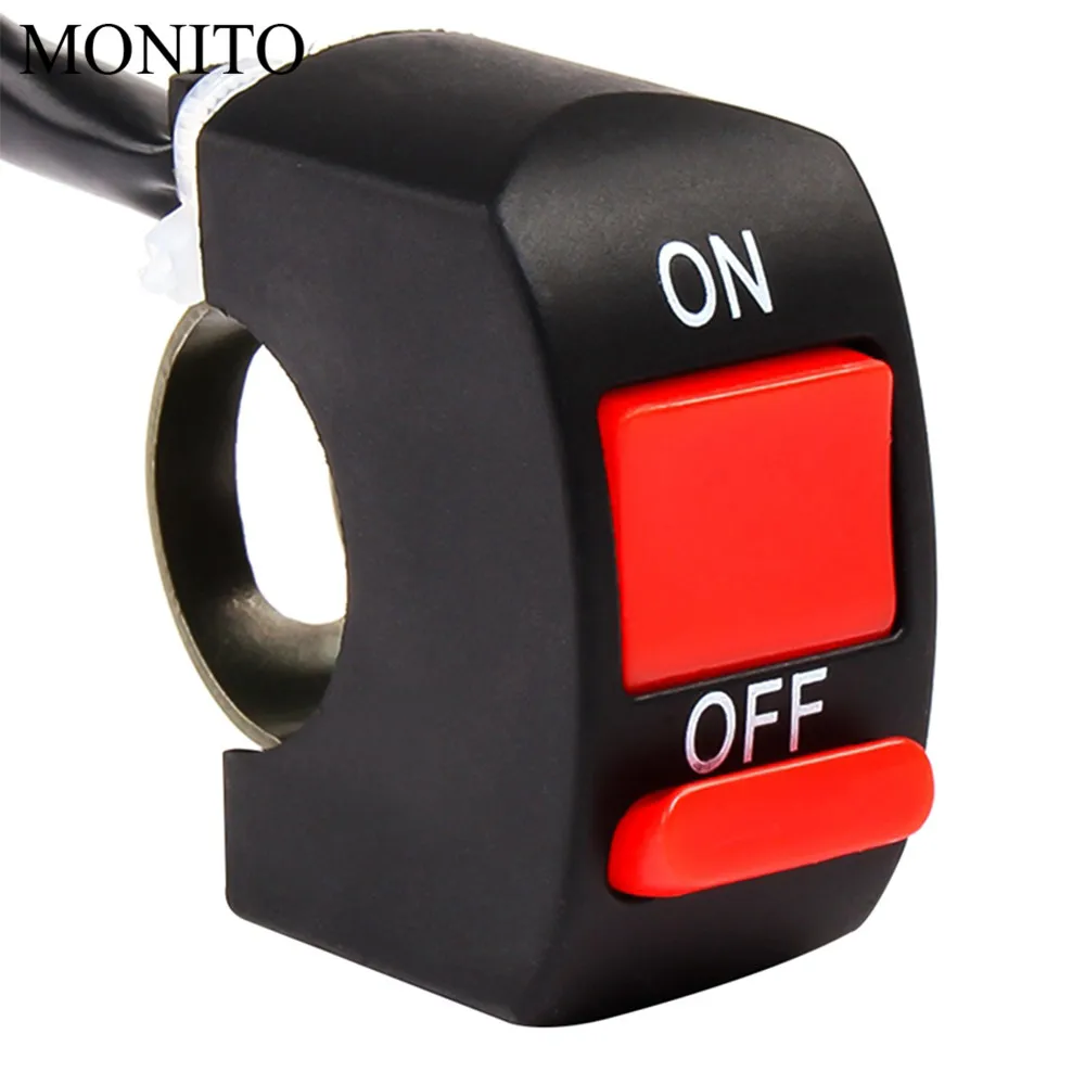 Мотоциклетный переключатель кнопка руля разъем пуш-ап светильник LED для KAWASAKI KLX 150