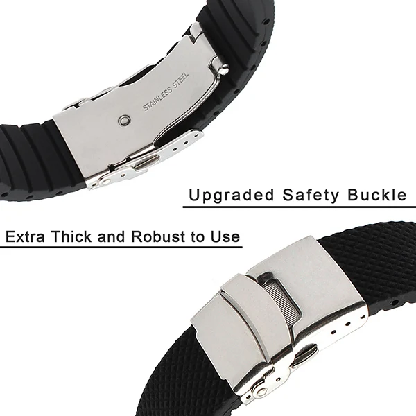 Ремешок для часов из натуральной резины 21 мм 22 мм для часов Maurice Lacroix Omega Bell Ross Oris Quick Release Watch Band сталь Пряжка ремешок из смолы