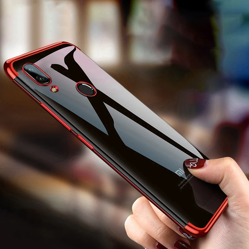 Чехол для Xiaomi Redmi Note 7 Мягкий ТПУ чехол Note7 Xiomi Redmi7 Pro прозрачный силиконовый тонкий
