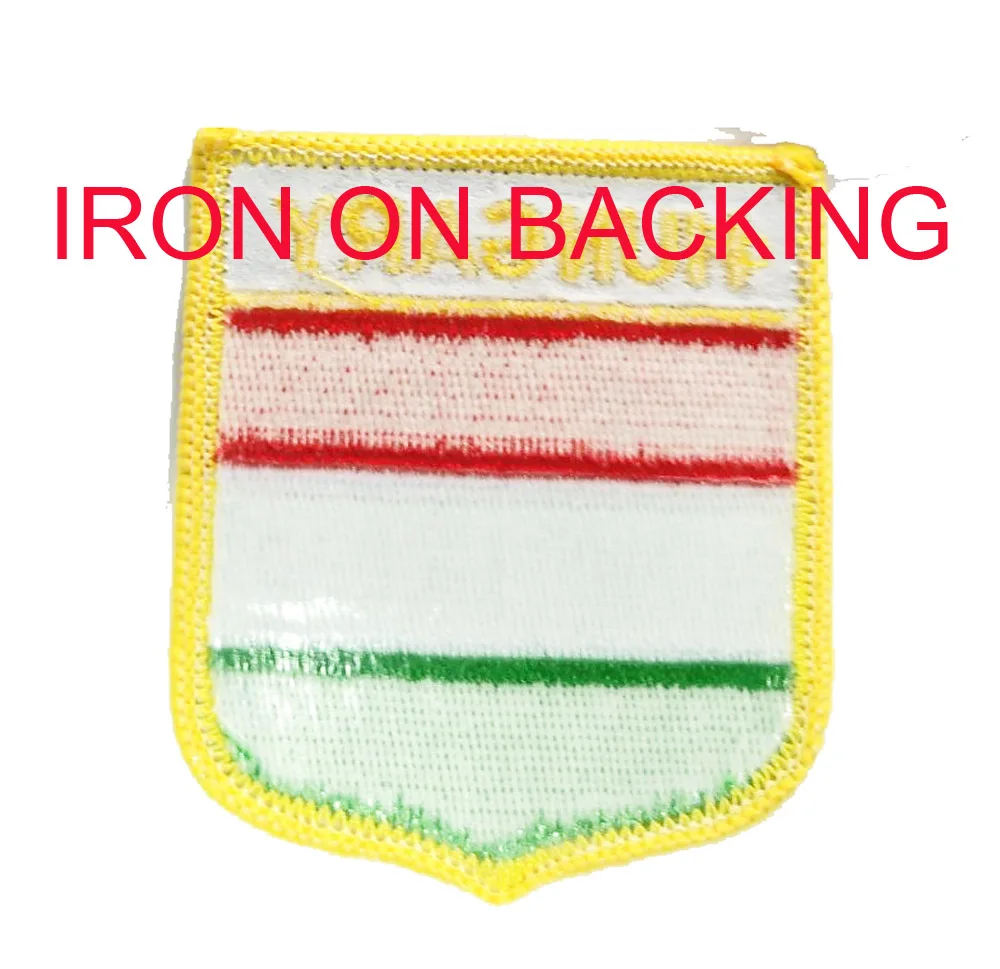 LOTS 5PCS Denmark Shiled Shape National Flag embroidered Tactical patch Badge Iron on Sew / HOOK backing 7 x 6cm | Украшения и