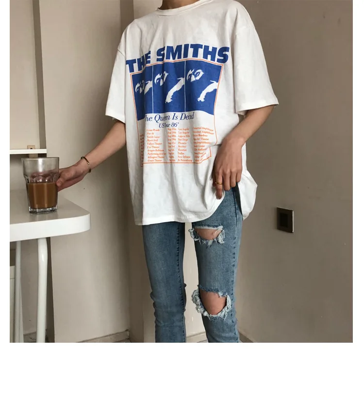 2019 г. Новые высокие талии гигантские тонкие корейские джинсы брюки личности