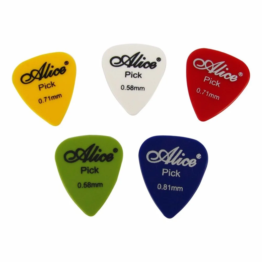 

ABS 5pcs/Lot Non-Slip Orange/Black Plastic Acoustic Guitar Folk Picks Heavy 1.5mm Durable POM Electric Guitar Bass Picks