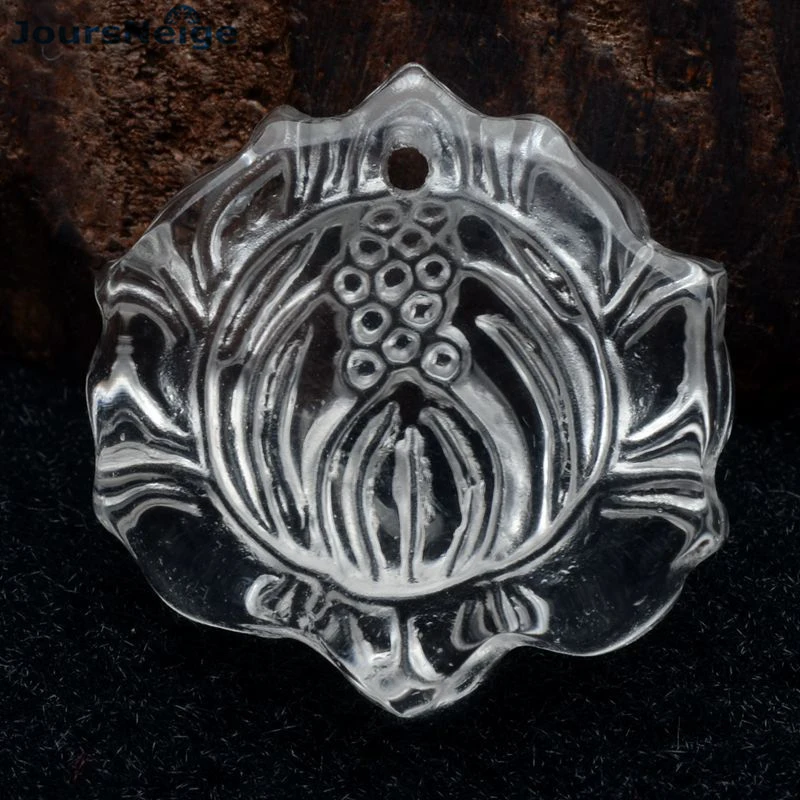 Оптовая продажа ручная резка белые подвески из натурального кристалла в виде