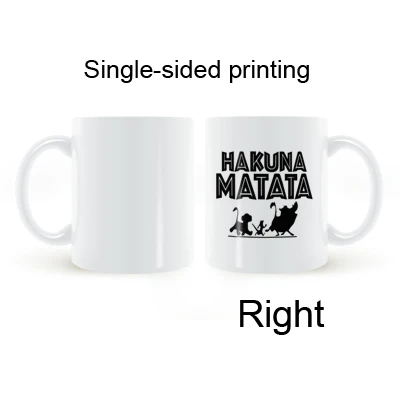 Король Львов Акуна Матата Кружка Кофе Молоко керамическая чашка креативные DIY подарки Домашний декор кружки 11 унций T775 - Цвет: Зеленый