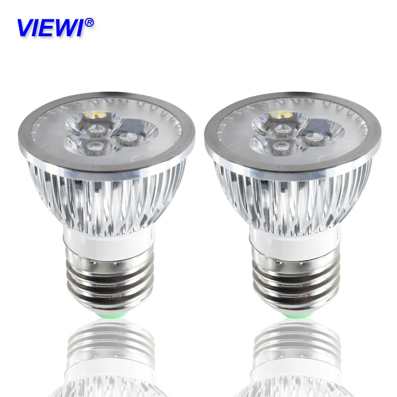 

Viewi 5x lampadine led e27 spotlight 3W Aluminum bulb light Ac 86v to 265v E 27 spot lights energy saving lamp for home lighting