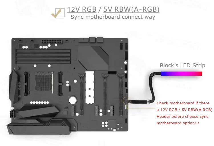 Bykski GPU Cooler Fit MAXSUN RX580 (Overseas Version) Graphics Card 12V 4PIN RGB 5V 3PIN RBW Light Cable A-MX58OVA-X | Компьютеры и