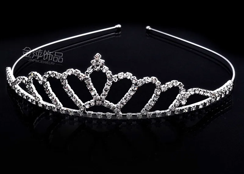 Повязка для волос принцессы со стразами девочек головная повязка с короной |