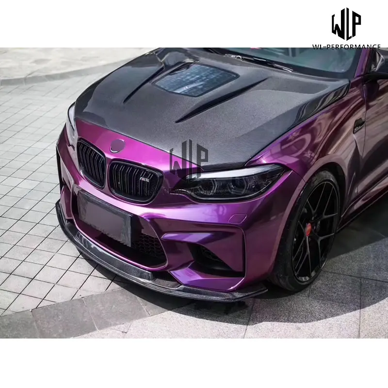 Капот двигателя из углеродного волокна/стеклопластика 2 серии M2 прозрачные