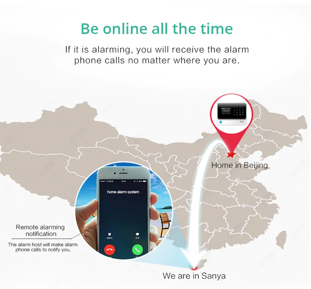 Fuers, новинка, G90B, 3g, 2,4G, WiFi, GSM, SMS, беспроводная домашняя система безопасности, IOS, Android, приложение, дистанционное управление, комплект сигнализации