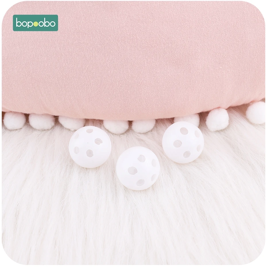 Bopoobo 10pc Plastic Bell Squeaker High Quality Rattle Ball Noise Maker Ecofriendly Baby Dental Care Safe and Natural Squeak Toy