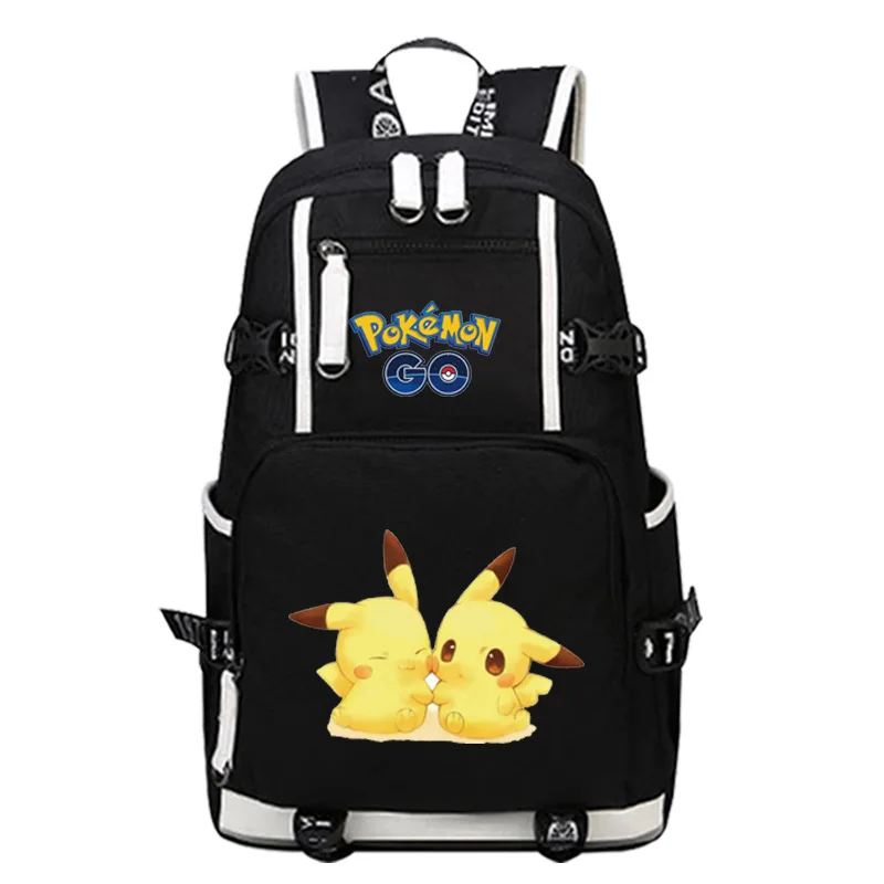 Go Pikachu Eevee дизайнерский Рюкзак Школьная Сумка повседневная Молодежная Студенческая книга дорожные сумки для ноутбуков - Цвет: Style 10