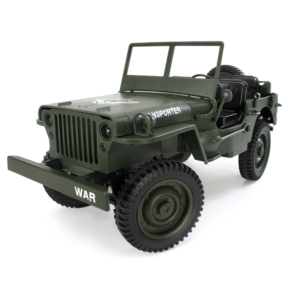 JJRC Q65 1:10 RC Автомобиль 2 4G 4WD Кабриолет светильник с дистанционным управлением Jeep