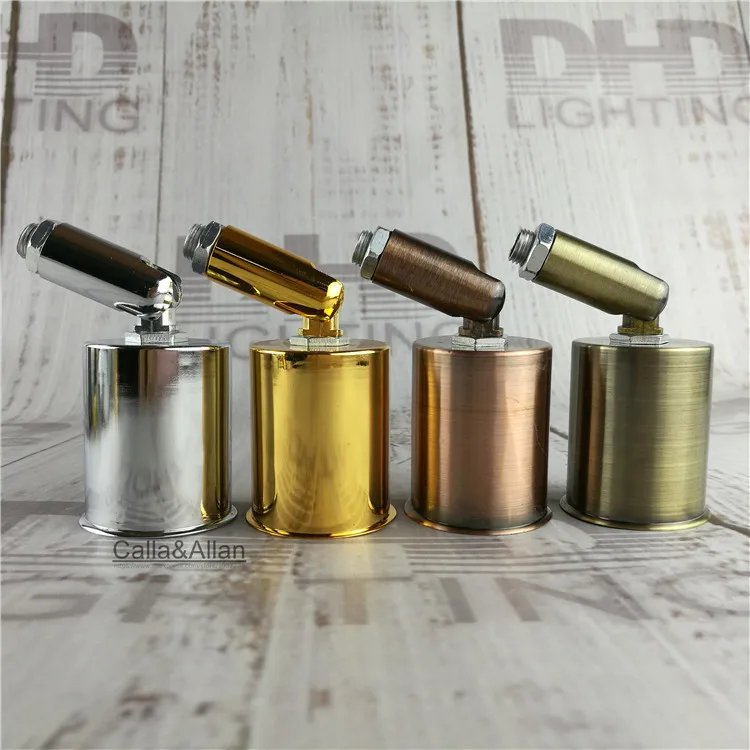 

Free shipping 2 pieces E27 lighting socket DIY industrial ceramic lamp holder retro 100% high quality iron ceramic lighting base