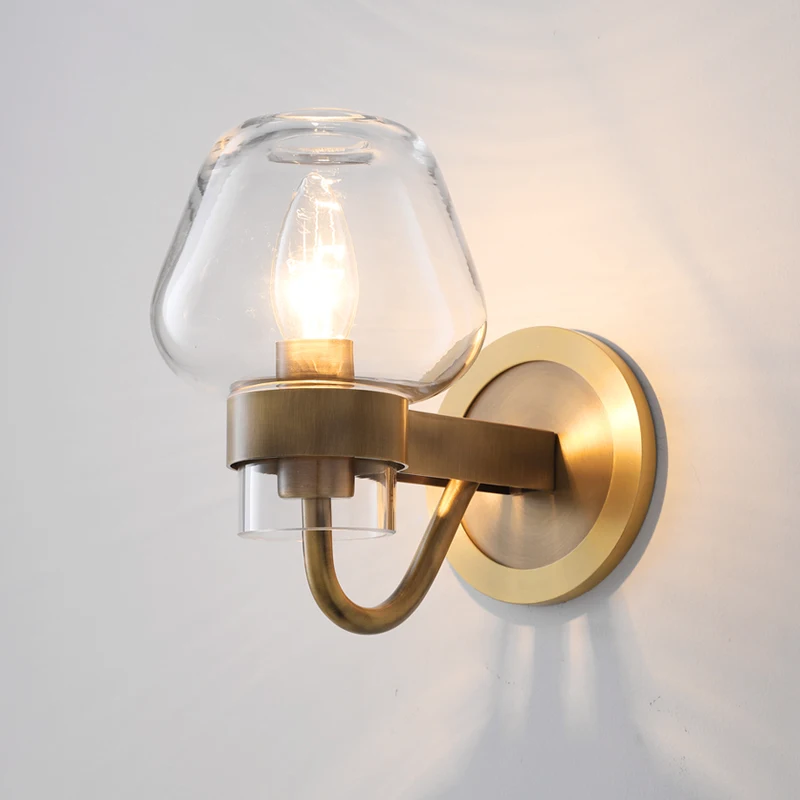 

Loft Retro Wall Lamp Copper Wall Light Dining Room Restaurant Aisle Corridor Cafe Wall Lamp Sconce Parlor Home Wall sconce WA042