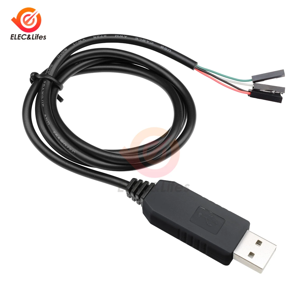 Кабель для загрузки PL2303HX USB-кабель передачи данных в TTL RS232 4-контактный