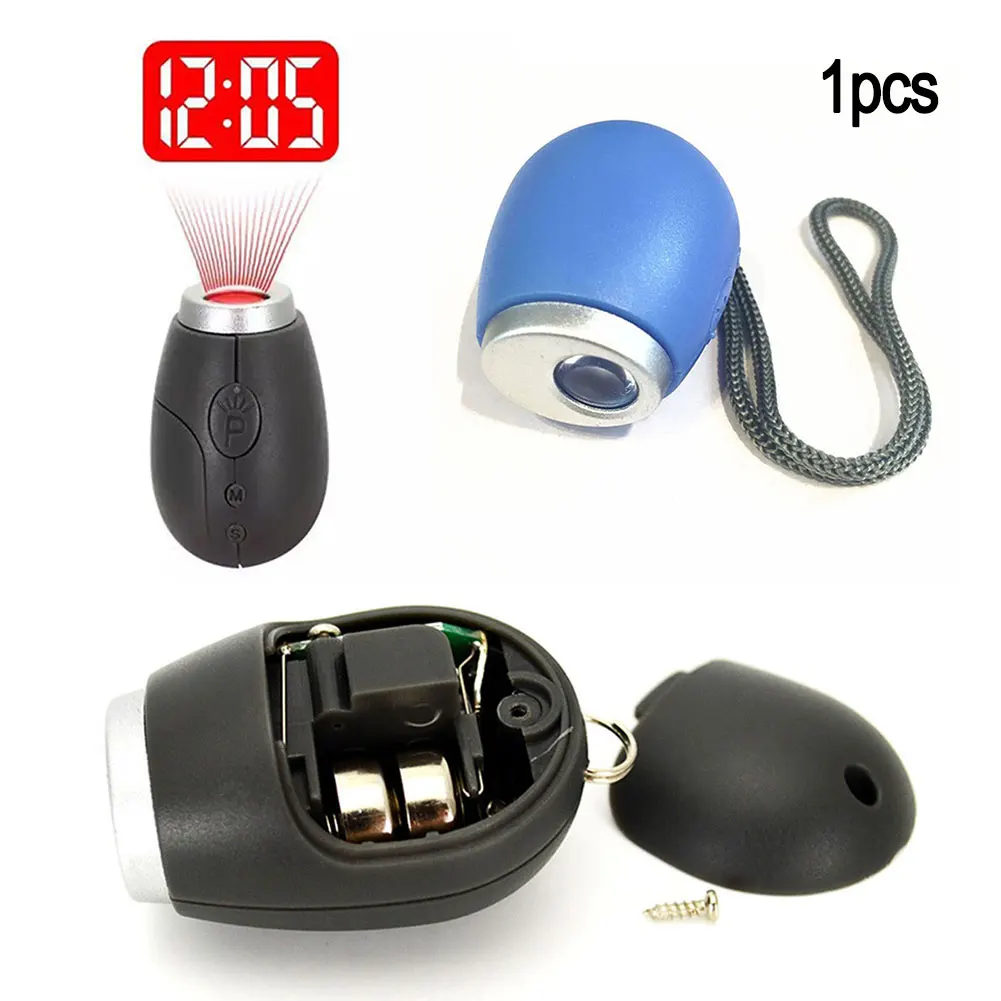 Digital Projection Clock LED Portable Clocks Mini Red/Blue/Black | Дом и сад