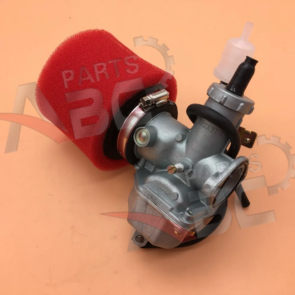 Карбюратор PZ30 30 200cc 250cc с воздушным фильтром рычаг дроссельной заслонки для
