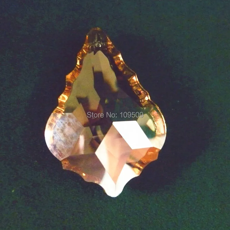 72pcs/lot 76mm Cognac French Cut Chandelier Crystal Prism Baroque Prisms Free Shipping | Освещение