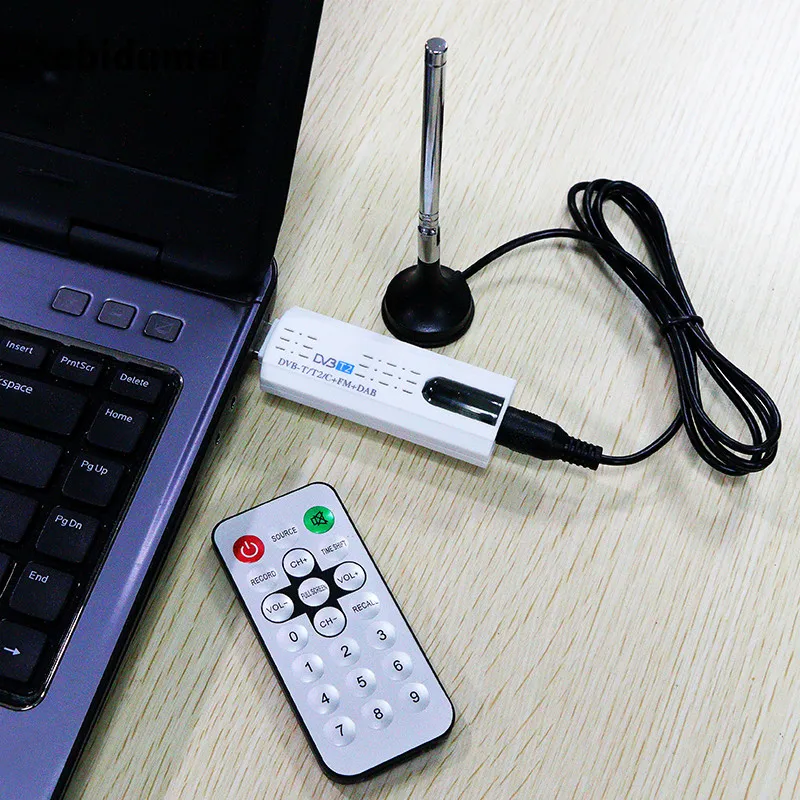 Цифровой тюнер kebidumei для телевизора DVB T2 с антенной и пультом дистанционного