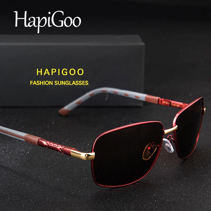 HAPIGOO брендовые дизайнерские солнцезащитные очки мужские Поляризованные