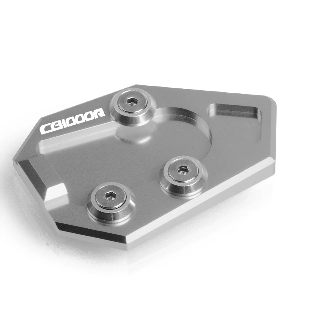 Серый Аксессуары для мотоциклов CNC боковая подставка для увеличения расширения для Honda CB 1000R cb1000r 2008 2009 2010 2011 2012 2013 - Цвет: Серый