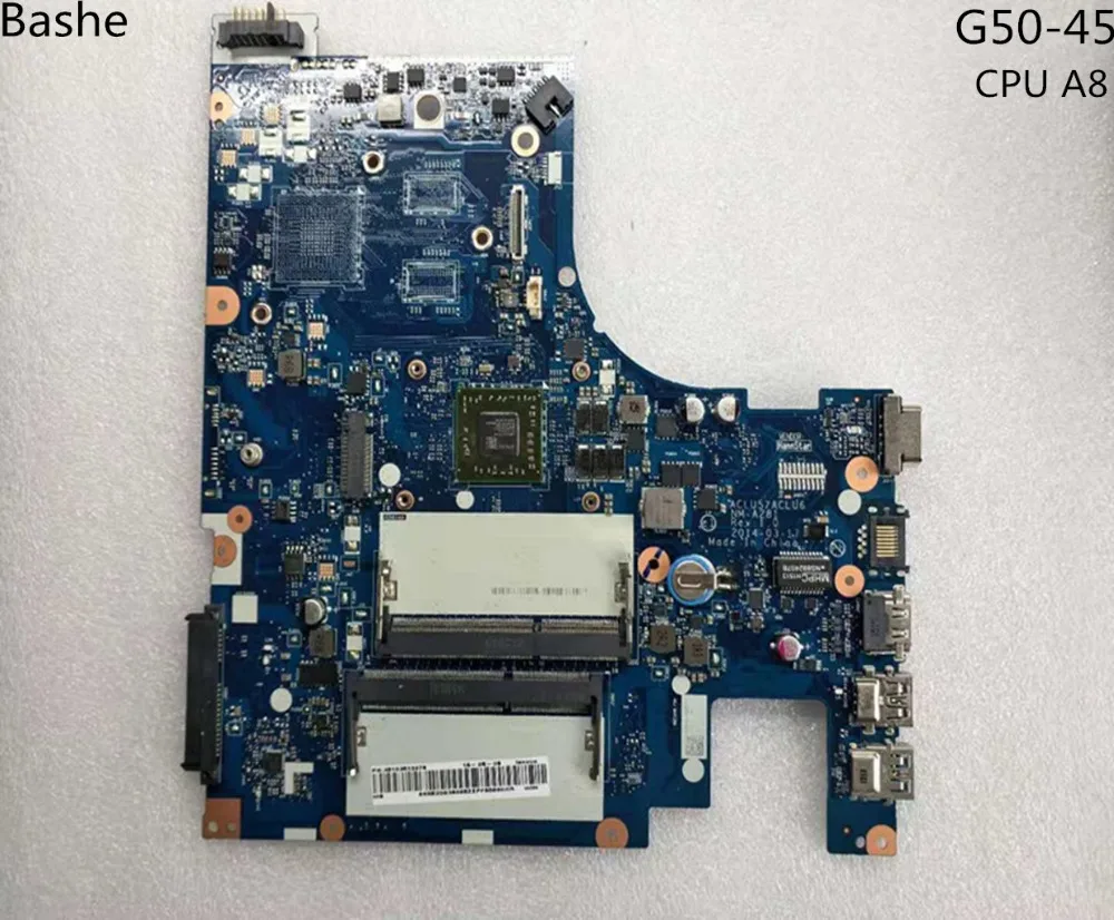 Базовая пластина для ноутбука lenovo G50-45 системная плата AMD am6410 A8 MB aclu5 aclu6 nm до 15 дюймов a281 complete tesed