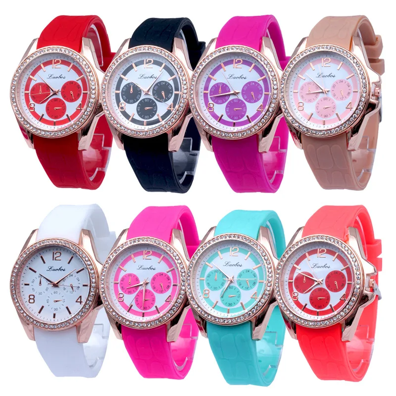 Три Глазков Набор Шнековый Бур Силиконовые Часы Модные Спортивные Европа и