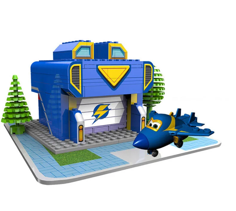 Mini Superwings 1 шт./компл. ABS игрушки mini Super Wings самолет роботы с поддержкой ангара
