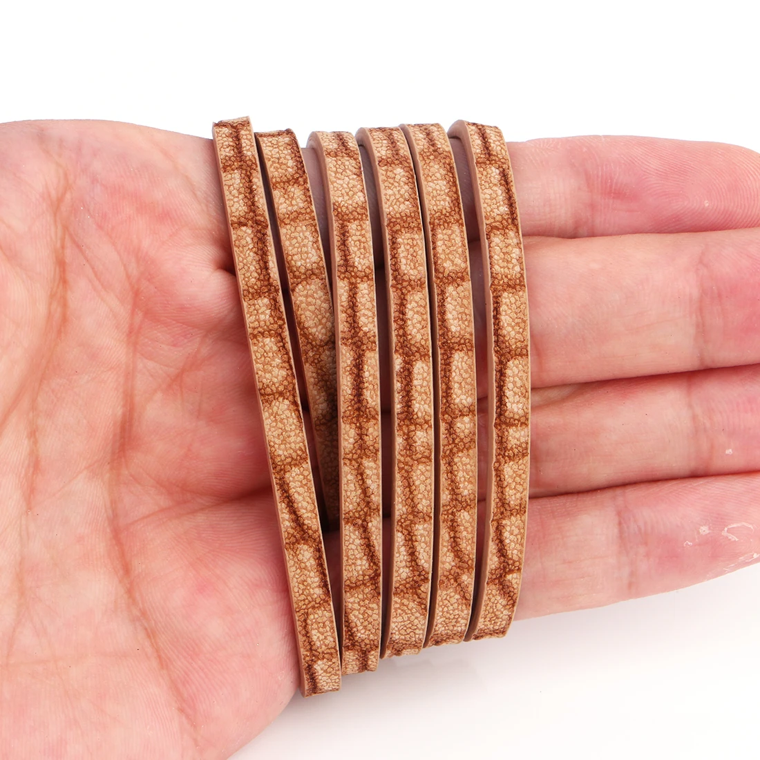 XCHARMS 5 мм/плоский кожаный шнур веревка/смешанные цвета 2/Запчасти для