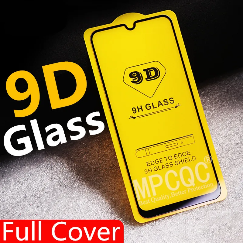 Для samsung galaxy A50 стекло a30 протектор экрана полное покрытие черная Защитная пленка