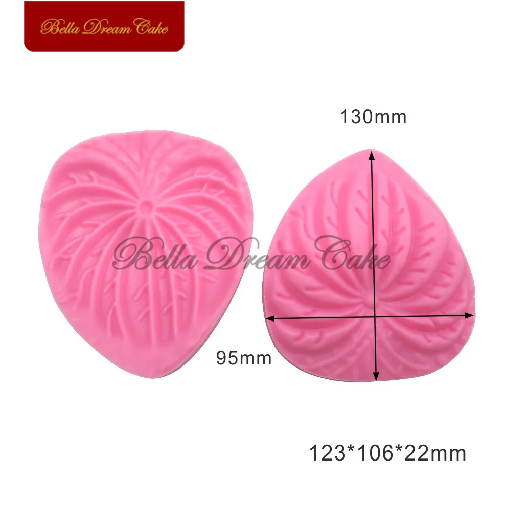 Фото Большая силиконовая форма Anthurium Andraeanum Flower Veiner форма для мастики помадка сахарная елка инструмент для украшения торта жаростойкая посуда №2