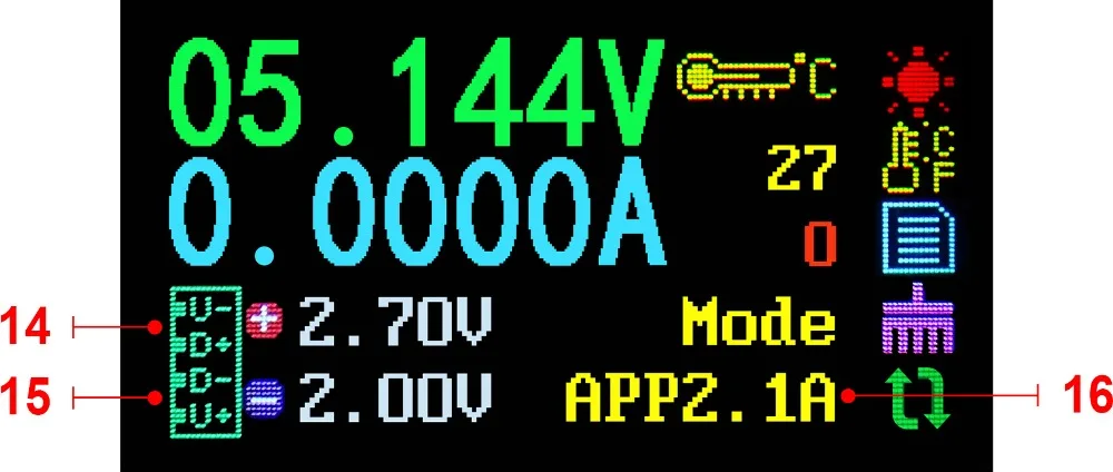 RD AT35 5 цифр USB 3,0 цветной ЖК-Вольтметр Амперметр Напряжение измеритель тока мультиметр Зарядка батареи банк питания USB Тестер
