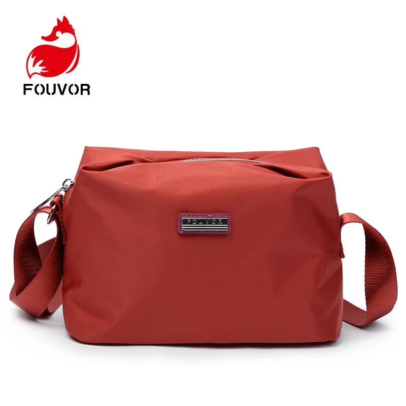 Женская сумка мессенджер Fouvor Повседневная маленькая Дорожная из ткани Оксфорд